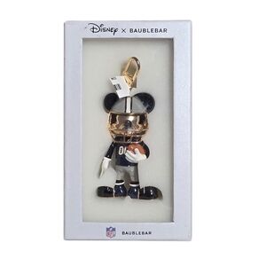 Disney x BaubleBar Cowboys  Mickey Football Themed Keychain - Blue-Gray